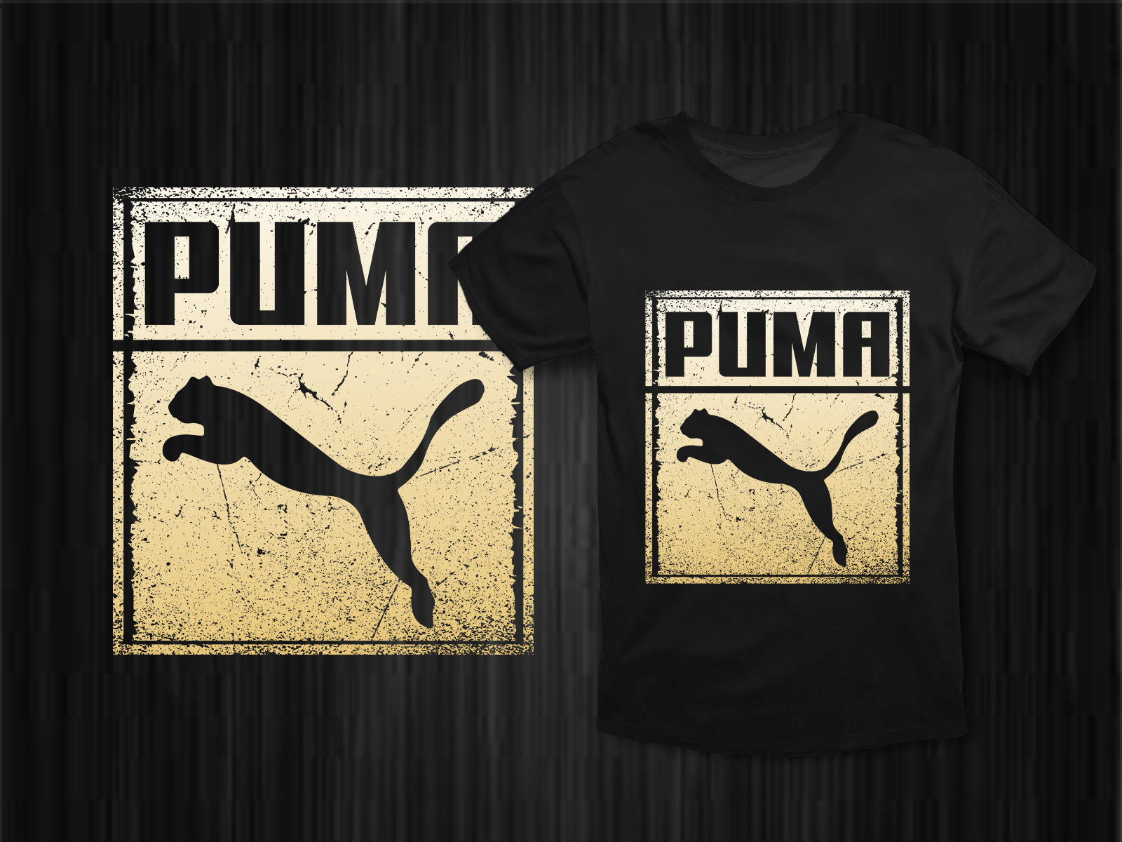 KH T-shirt Function - Black, with big logo (IBK Puma) - Klubbhuset