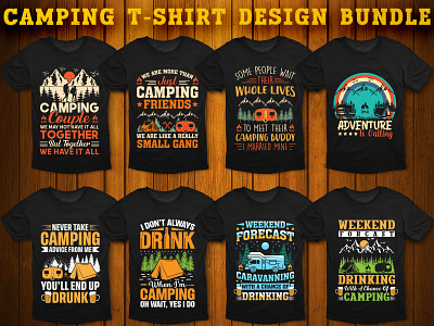 Camping T-shirt Designs