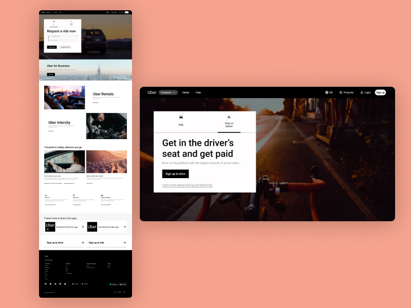 Uber by Gayatri Dunakhe on Dribbble