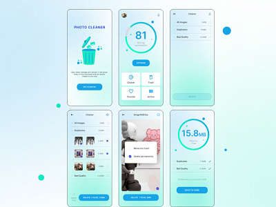 Cloud Photo Clearner Application dailyui photocleaning ui ux
