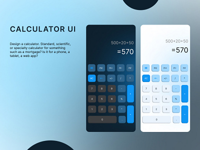 Calculator dailyui ui