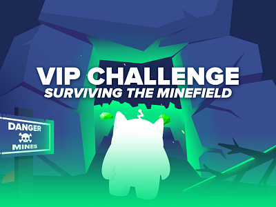 Surviving the Minefield adventure bomb cave challenge danger gems mine minefield stake survive vip