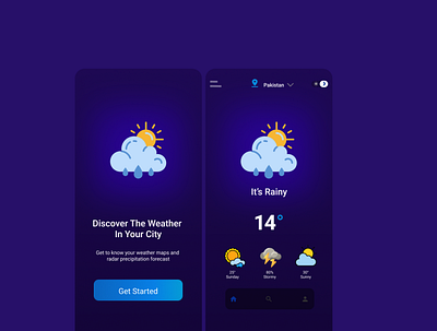 One UI 4 Weather App designs, themes, templates and downloadable ...