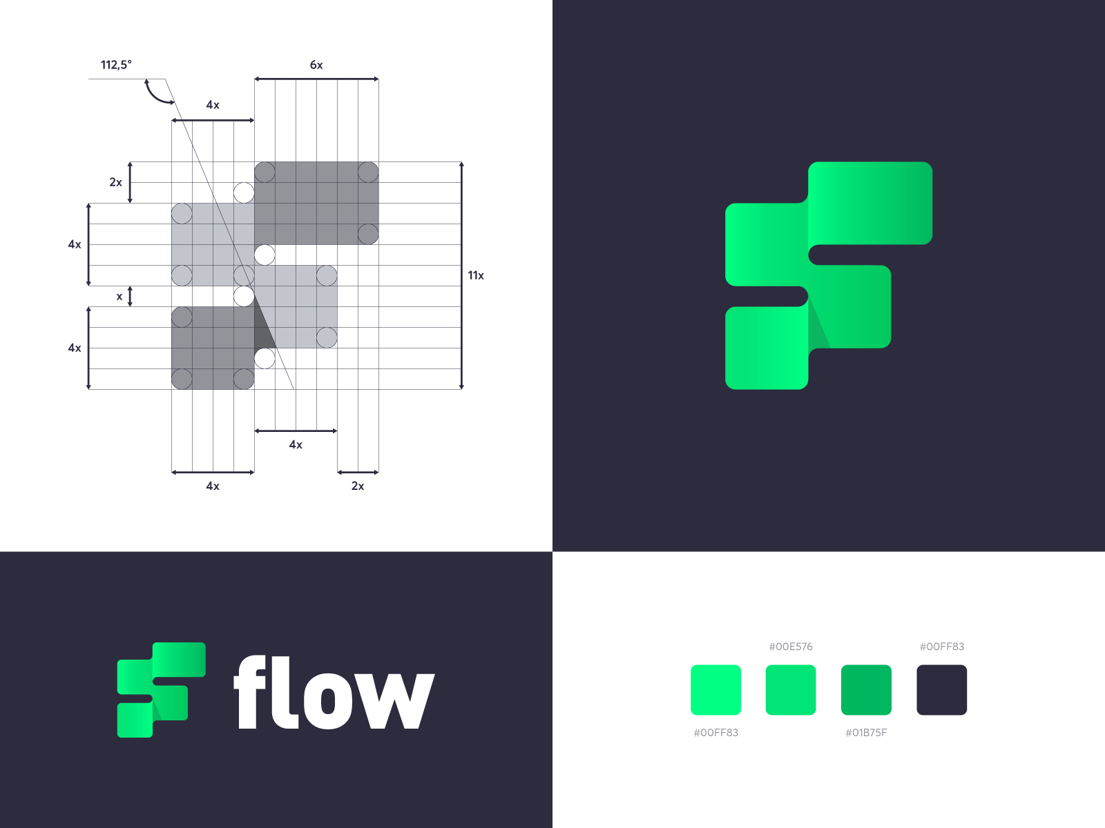 Flow - Logo Design Concept by Andrei Traista on Dribbble