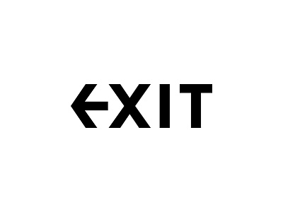 Exit - Wordmark Logo Design