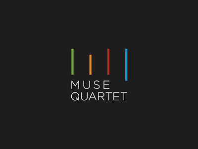 Muse Quartet cello logo mark monogram muse quartet seasons string urban violin