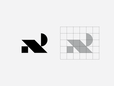 R - Architecture architect architecture geometric geometry icon letter logo logo design mark r