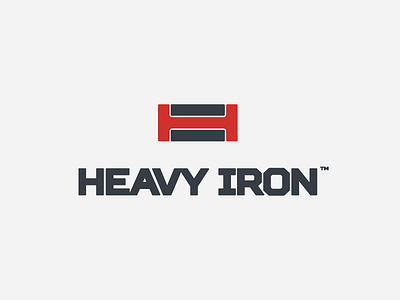 Heavy Iron artangent heavy iron logo powerlifting sport strenght weightlifting