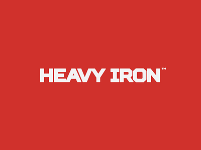 Heavy Iron artangent heavy iron logo powerlifting sport strenght weightlifting