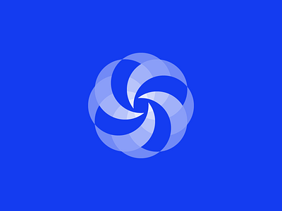 Swirl artangent blue identity logo logodesign logodesigner opacity spiral swirl