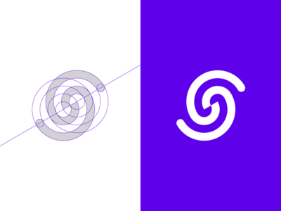 Simian ape branding clean design dynamic flat geometric graphic design icon icons illustration illustrator logo logotype minimal monkey purple simple vector