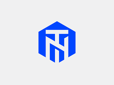 TN - Monogram branding clean crypto crypto currency cube design flat geometric graphic design ico icon icons illustration illustrator investment logo logotype minimal simple vector