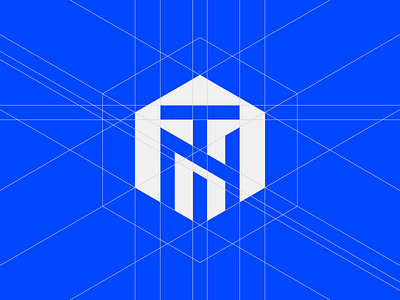 TN - Monogram branding clean crypto crypto currency cube design flat geometric graphic design ico icon icons illustration illustrator investment logo logotype minimal simple vector