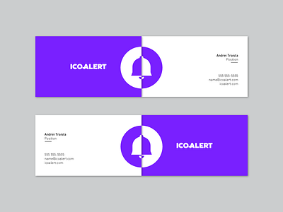 Ico Alert Business Cards