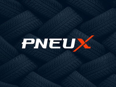 PneuX Wordmark auto automotive car clean forward geometric geometry lettering logo logo design logodesign logotype minimal motion retailer tire tires wheel wordmark wordmark logo