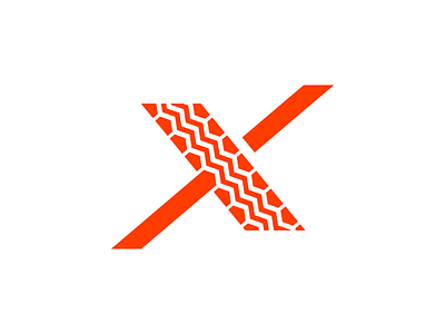 X - Letter Variation for PneuX logo design