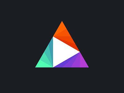 Equilateral Triangle - Play Symbol by Andrei Traista on Dribbble