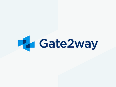 Gate2way - Logo Design brand design brand identity gate gateway geometric identity design logo logodesign logotype mark money money transfer pay payment payments secure transfer two way ways
