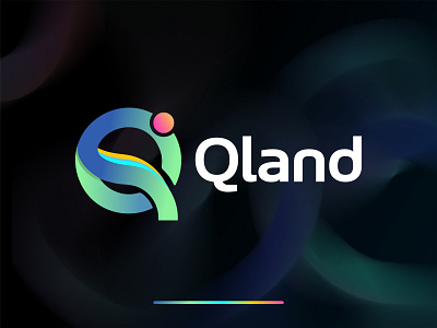 Qland logo design 3d branding business clean logo custom logo design design clean logo graphic design identity illustration letterhead logo logo design logo designer marca minimalist modern simple logo technology vector