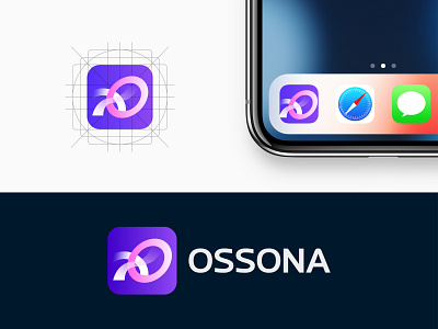 OSSONA app icon app app design bold branding clean clean logo custom logo design design clean logo graphic design icon identity illustration logo logo design logo designer minimalist modern simple vector