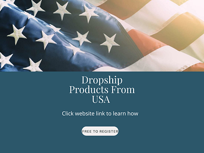 Dropshipping from USA background design design droppshipping graphic design how to make money online logo online store usa