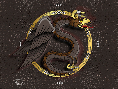 eaglon (eagle + dragon) adobe ai design dragon eagle illustration illustrator vector