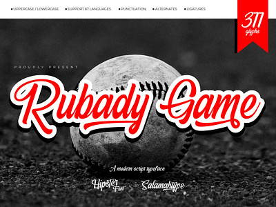 Rubady Game Script Font