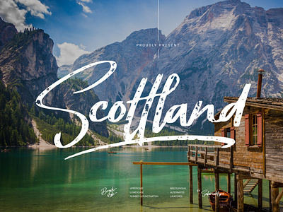 Scottland Brush Font