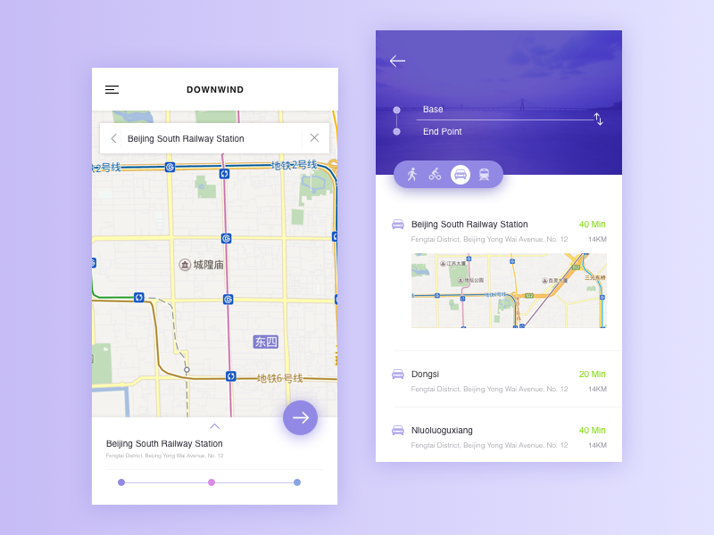  Map  App  Design  by Baoan Dribbble Dribbble
