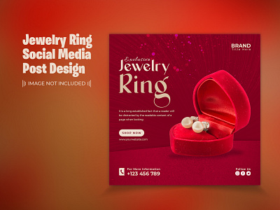 Jewelry Social Media Post Template Design