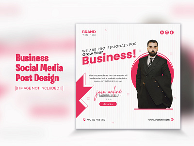 Business Social Media Post Template Design facebook