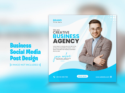 Business Social Media Post Template Design