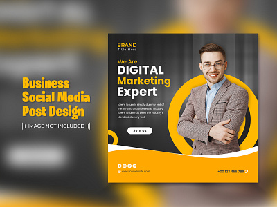 Business Social Media Post Template Design facebook