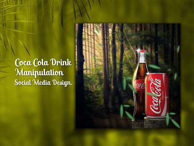 Coca Cola Drinks Manipulation Social Media Design ads softdrinks