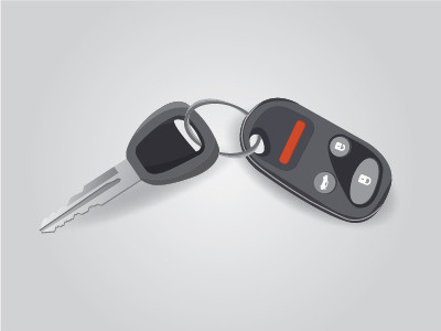 Car Keys Illustration car icon illustration illustrator key keys symbol