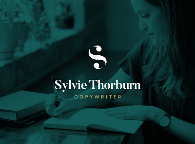 Sylvie Thorburn Logo brand branding copywriter copywriting design for sale freelance logo logo for sale logodesign logotype north northeast s s logo simple simplistic