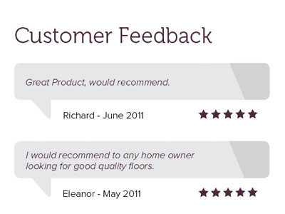 Customer Feedback - Brochure