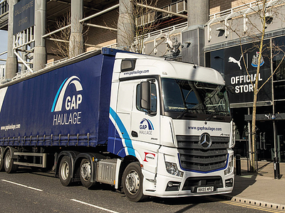 GAP Vehicle Livery brand branding design gap livery truck vehicle