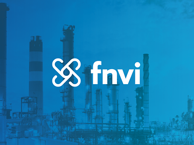 FNVI Logo Concept brand branding identity logo oil and gas software symbol