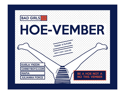 Hoe-Vember Poster