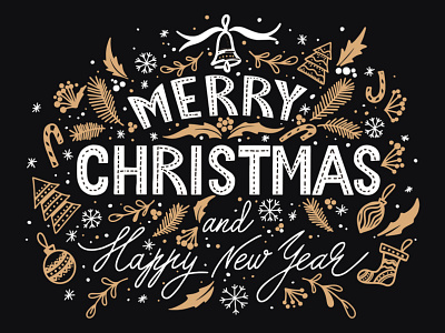 Merry christmas lettering. Vector illustration. branding christmas design icon illustration logo typography vector