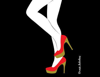 My High Heels branding design graphic design icon illustration logo ui vector