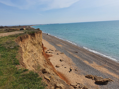 rocks and sea