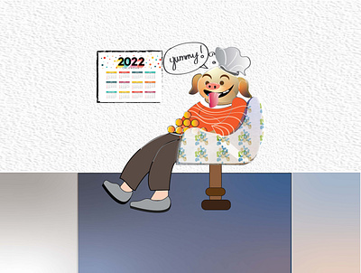 Laughing pig enjoying the new year 2022 design illustration logo ui