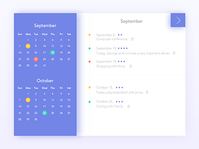 Calendar design