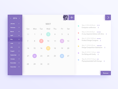 Calendar design