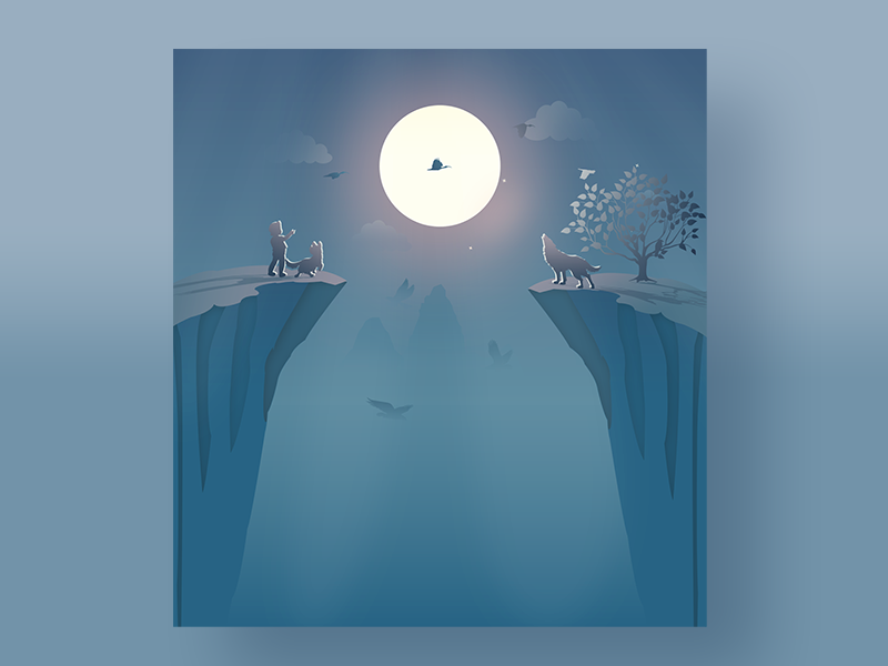 Illustrationï¼ˆcliffï¼‰ by luking on Dribbble