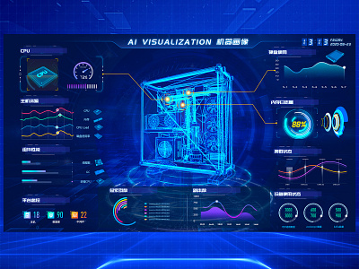 AI VISUALIZTION design hud ui