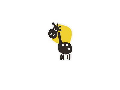 Cartoon Giraffe Logo