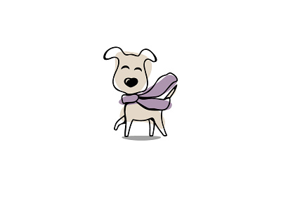 Dog In Scarf Logo